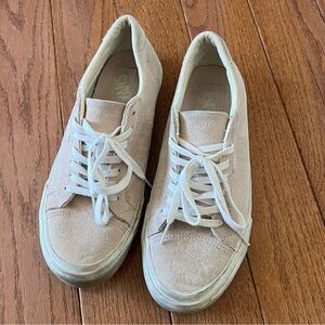 Vans UltraCush Beige/Light Pink Suede Sneakers